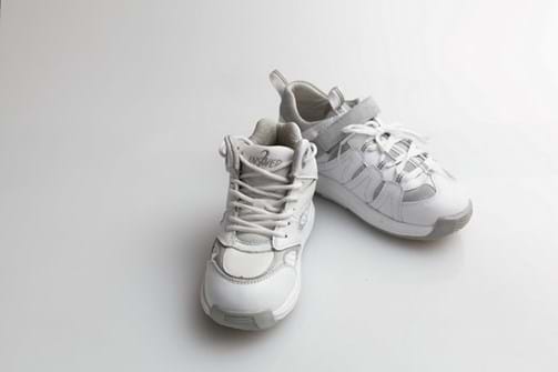 White High Top and Speed Lacer runners